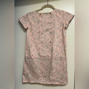 Makie Flower Dress w/ Pink Rose
